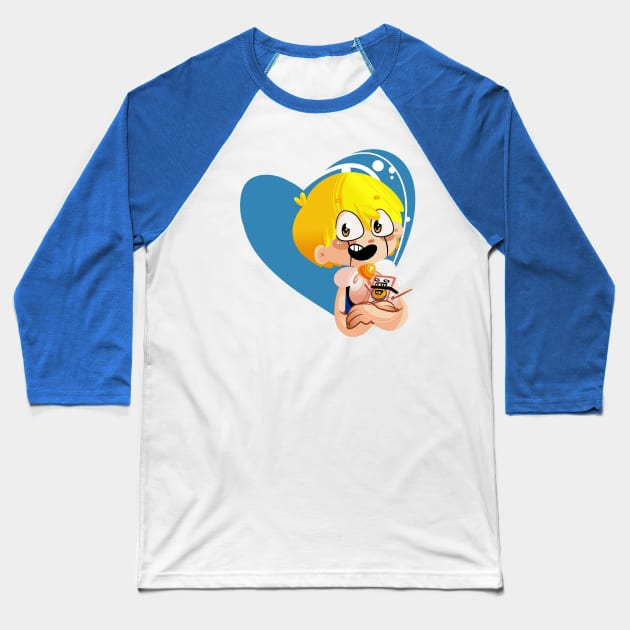 Zatch and Vulcan Baseball T-Shirt by scribblekisses